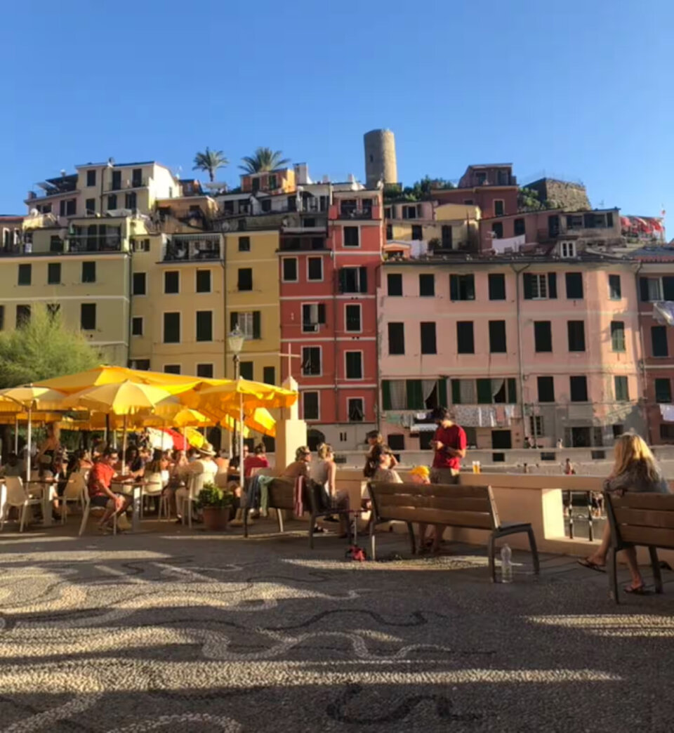 Piazza Marconi a Vernazza