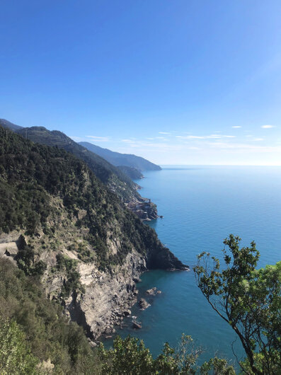 Panorama dal sentiero per Monterosso al Mare